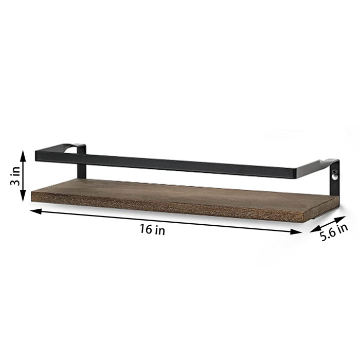 GUANMI 3 Piece Floating Shelf Wayfair